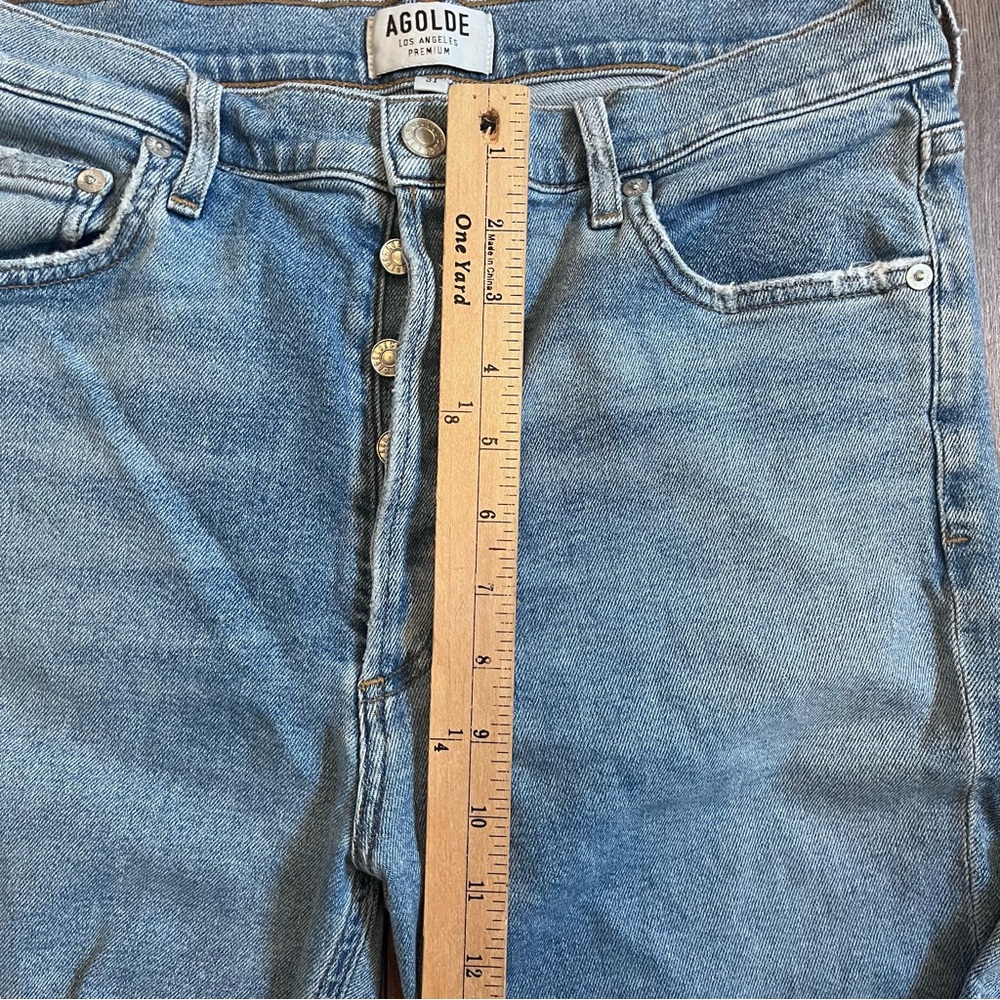 AGOLDE Nico High Rise Slim Jeans In Color Embark Size 31 - Picture 9 of 12